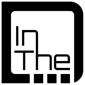 in the digital black logo